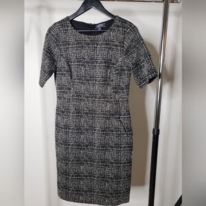 Black/White Tweed Dress | Lands' End